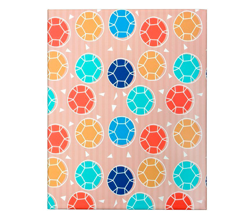 Фотоальбом Мирам 10x15 см 200 фото, алмазы, бежевый