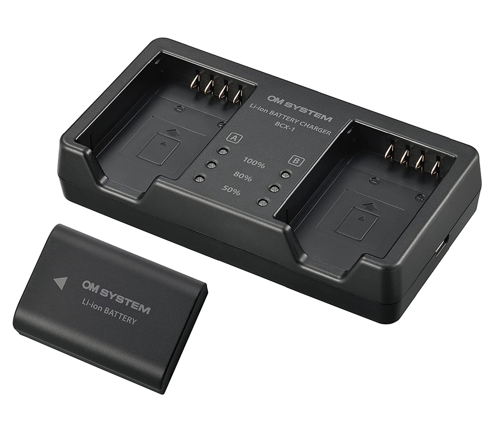 Аккумулятор и зарядное устройство OM System SBCX-1 для OM-1