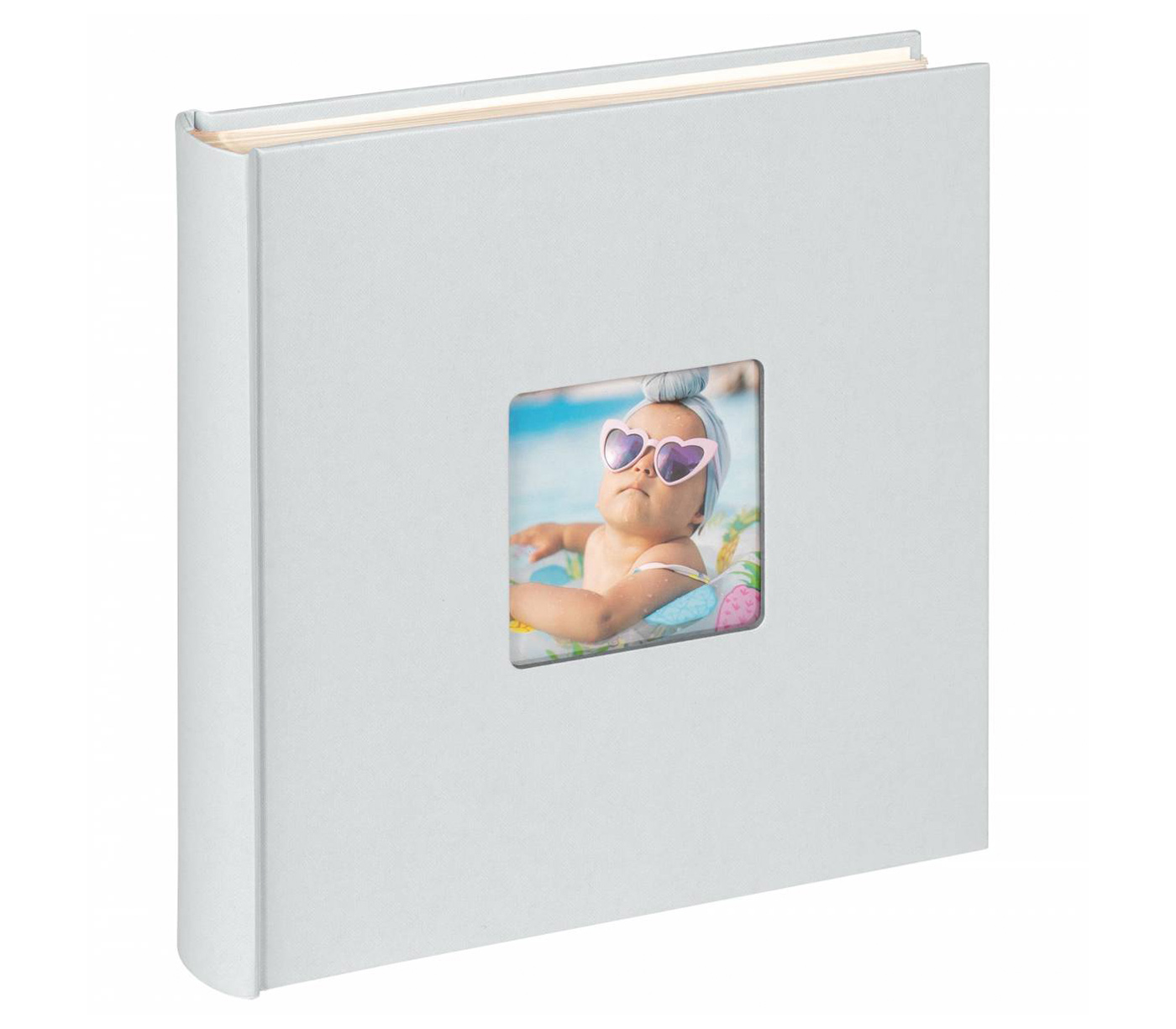 Фотоальбом Walther 30 x 30 см 100 cтраниц, Fun, светло-голубой