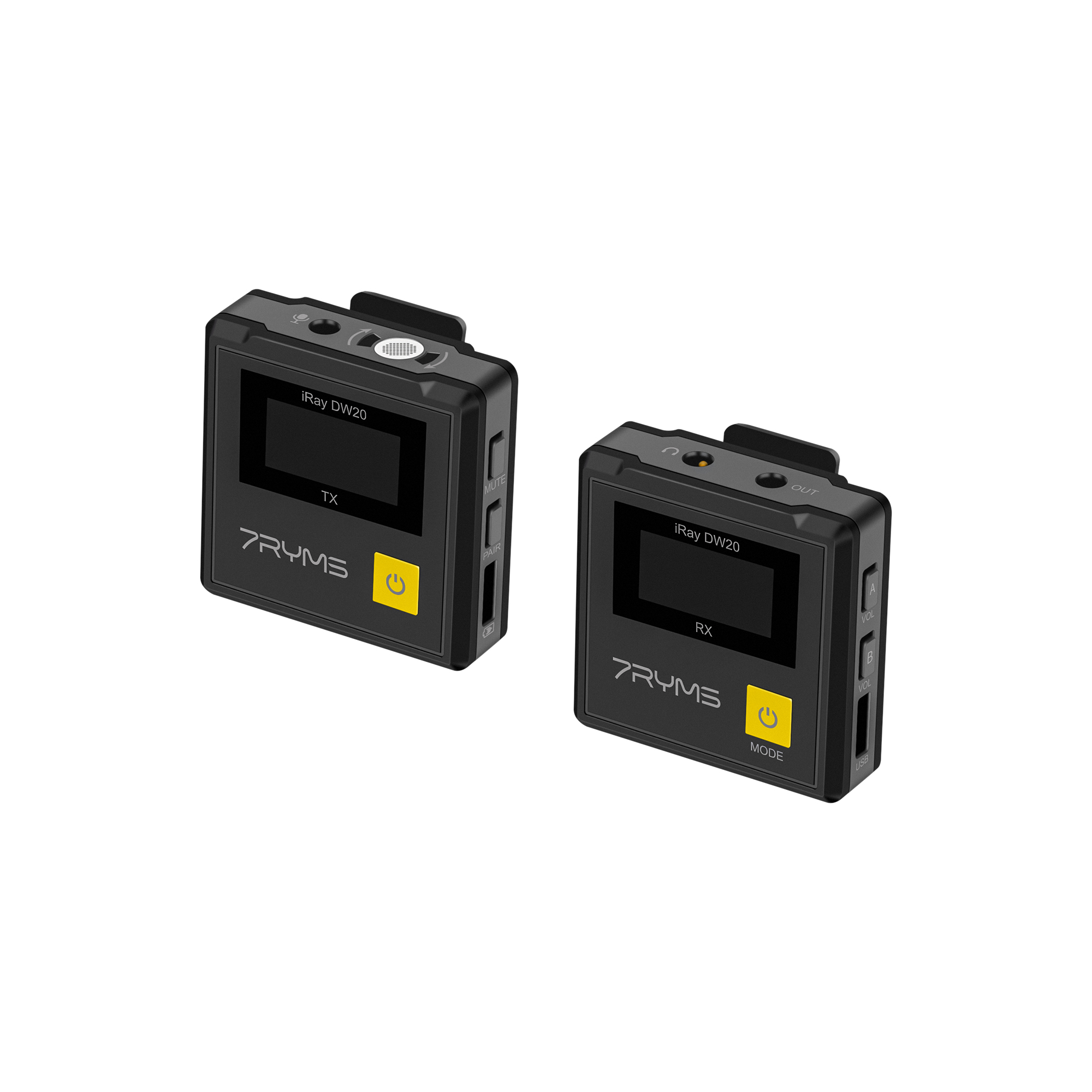 Беспроводная система 7Ryms iRay DW20 Pro,  2,4 ГГц с кейсом для зарядки