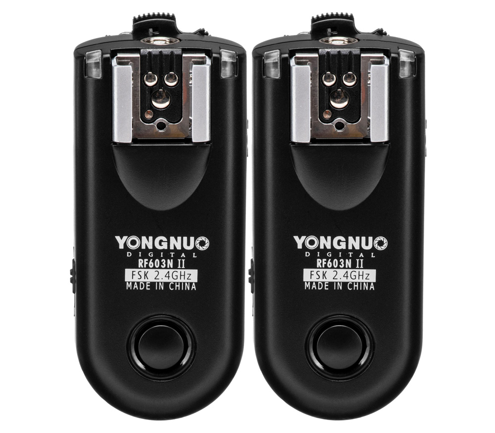 Трансивер + пульт ДУ Yongnuo RF-603N II N3 для Nikon, 1 пара