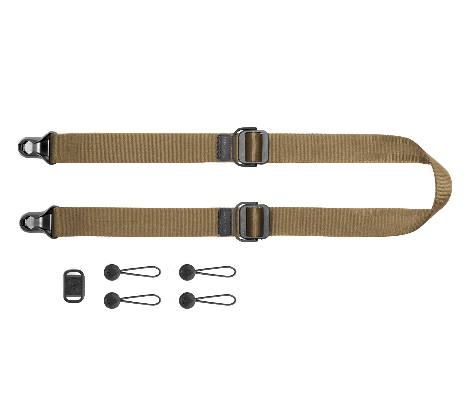 Ремень Peak Design Camera Strap Slide Lite, коричневый (Coyote) (уцененный)