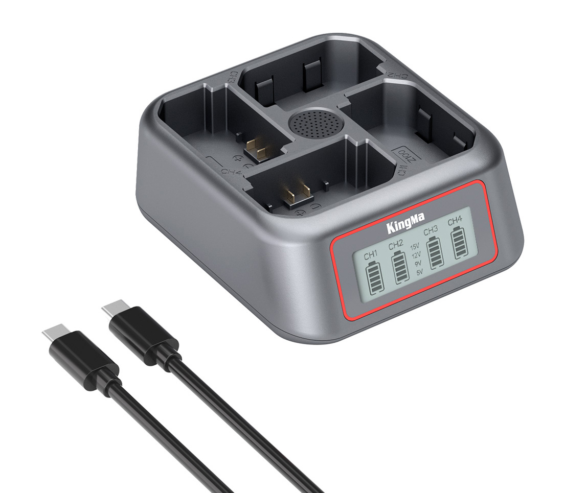 Зарядное устройство Kingma BM069-FZ100 для 4х Sony NP-FZ100