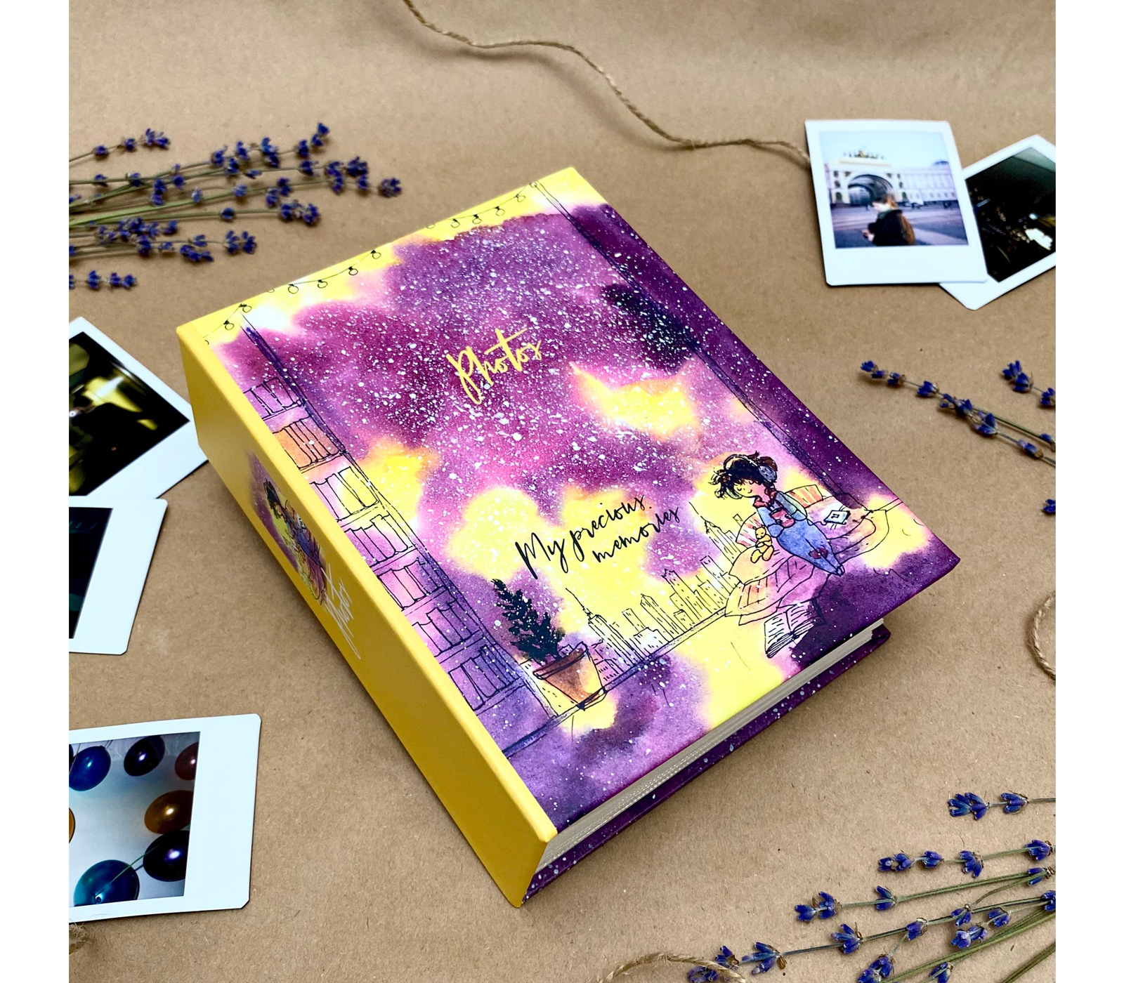 Фотоальбом Полином 10х15 см 100 фото Cosmo Sketch - Огоньки