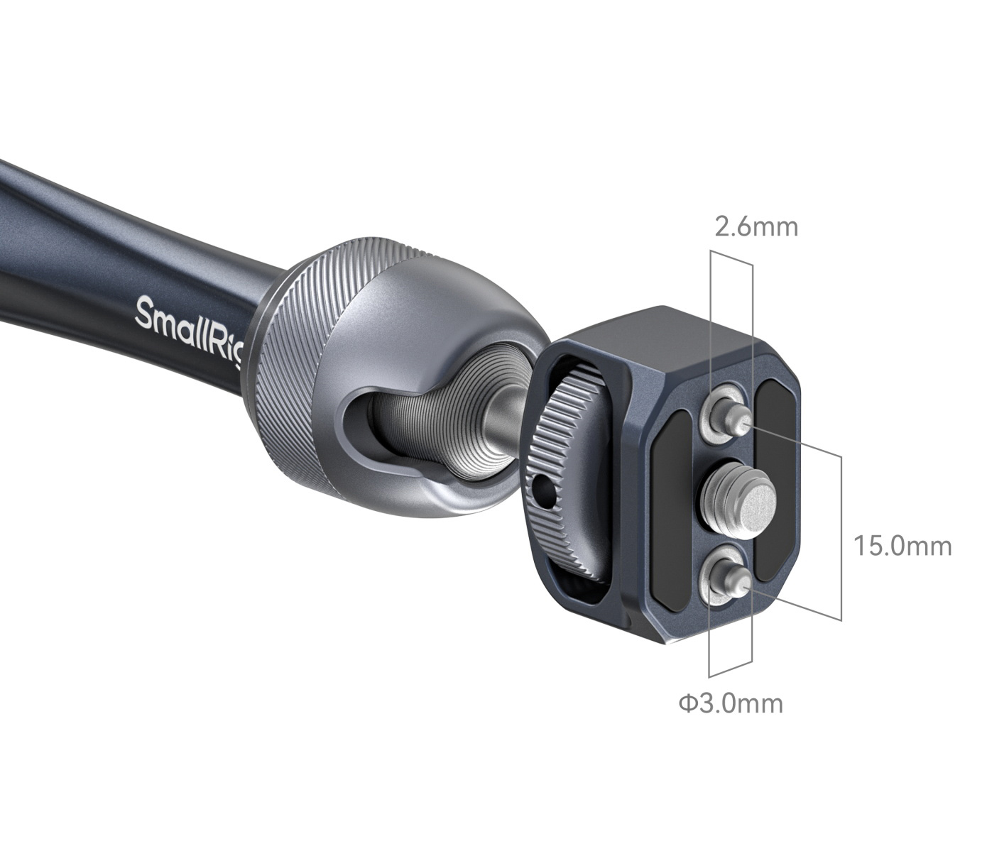 Шарнирный кронштейн SmallRig 4900 10" Rosette Magic Arm, винты ARRI 3/8", 28 см, до 3 кг