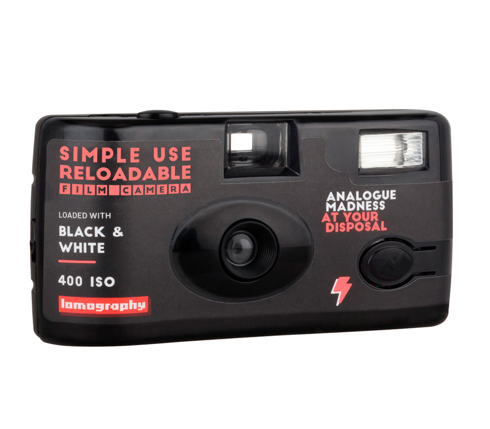 Пленочный фотоаппарат Lomography Simple Use Camera 400/27 B&W