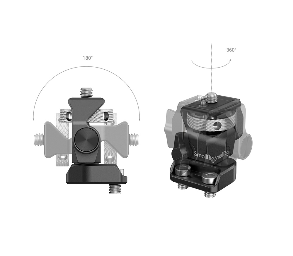 Держатель монитора SmallRig 2904B, поворотный, на 2 винта 1/4"-20