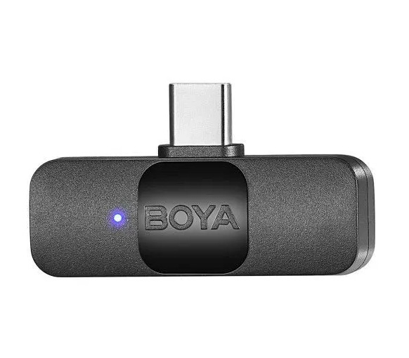 Беспроводная система Boya BY-V10, 2.4 ГГц, TX+RX, USB-C
