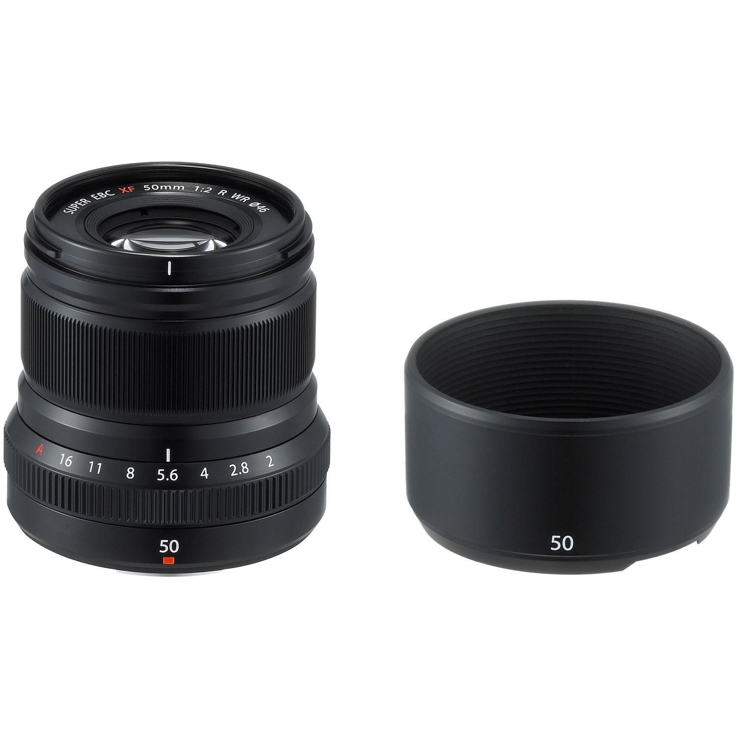 Объектив Fujifilm XF 50mm f/2 R WR, черный