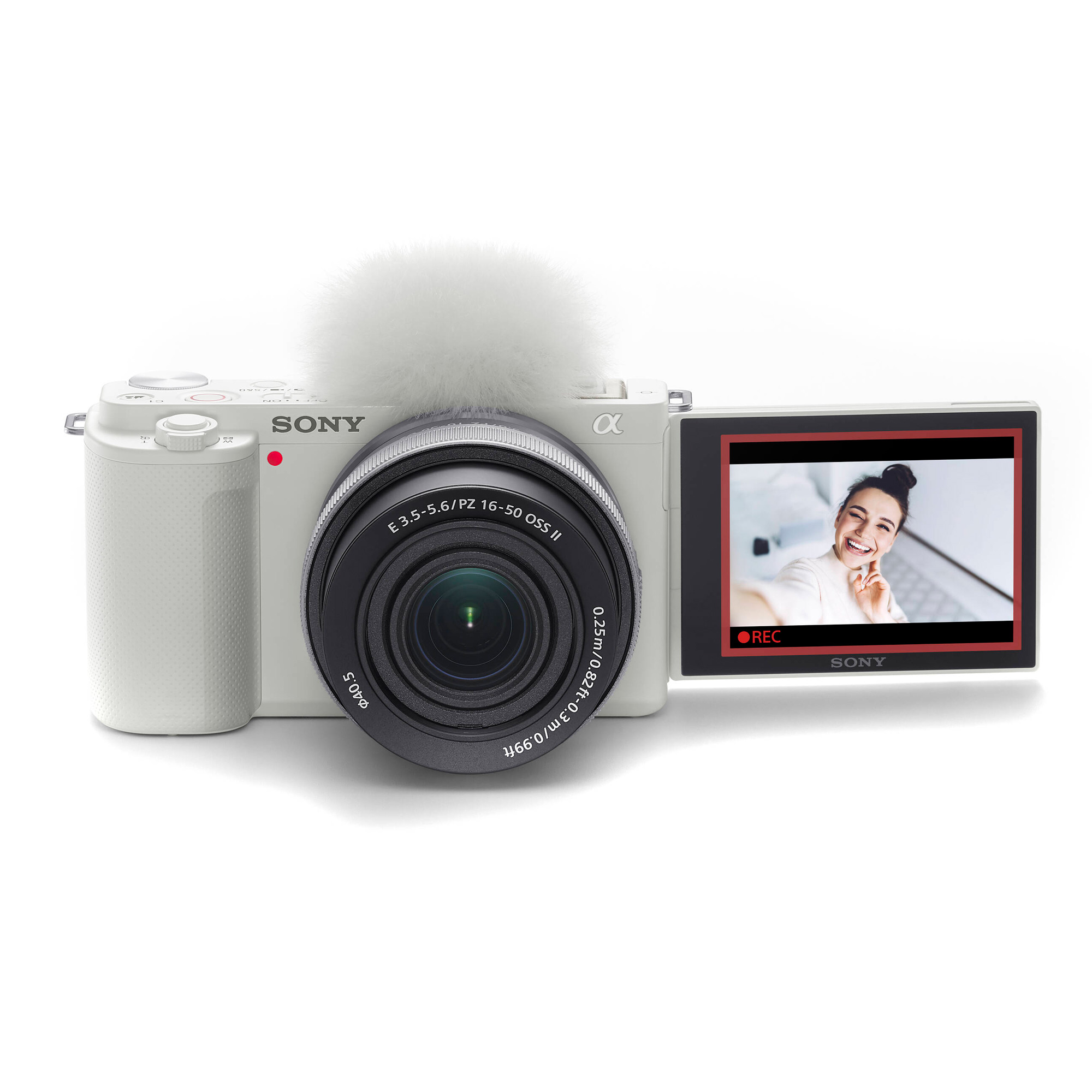 Беззеркальный фотоаппарат Sony ZV-E10 Kit + 16-50mm II, белый