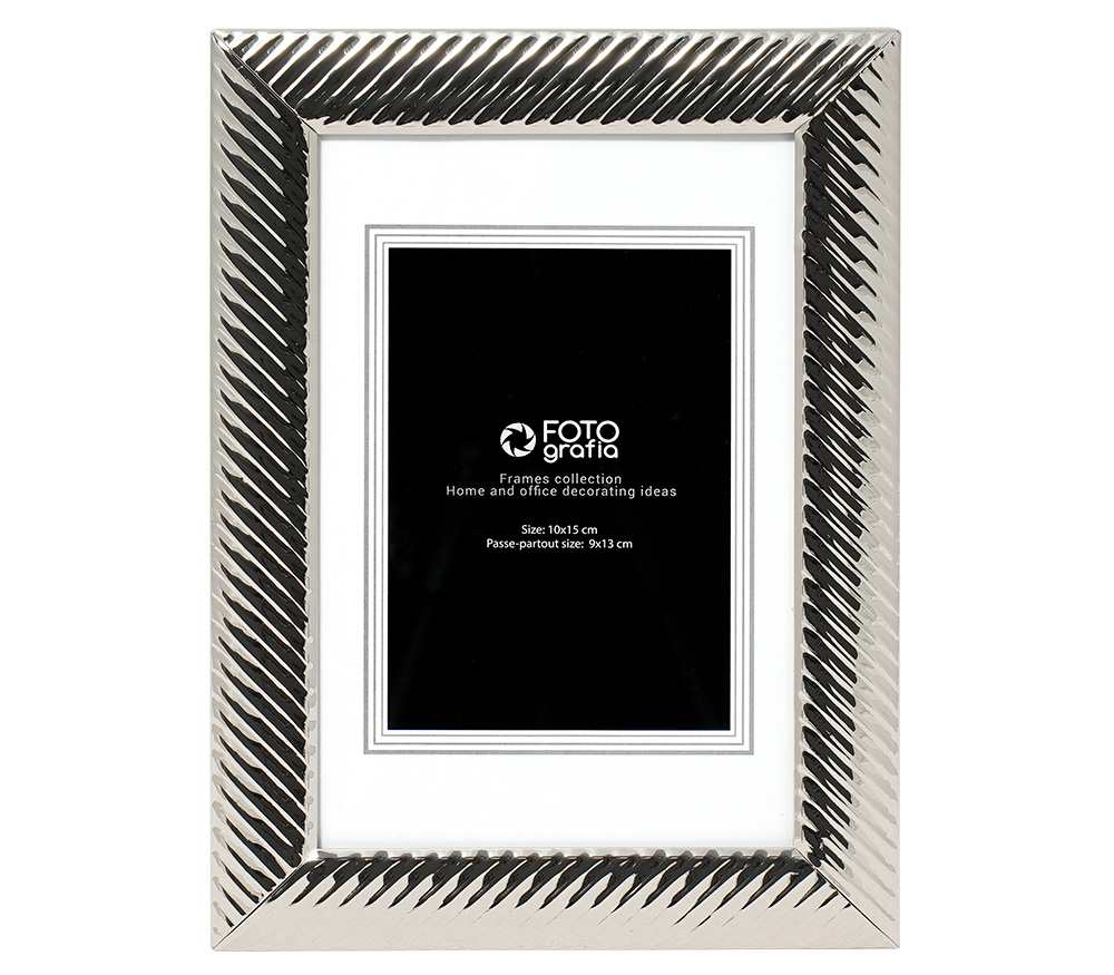 Фоторамка Fotografia 10x15 см, серебристая, FFM-5531