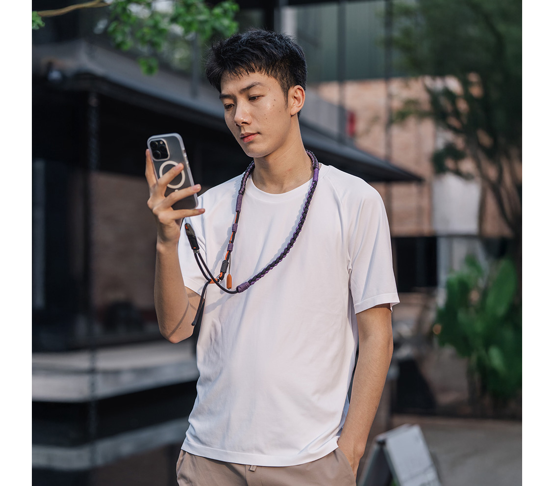 Ремень для смартфона PGYTECH LinkGo Phone Photography Strap Braided, цвет: Aurora Purple