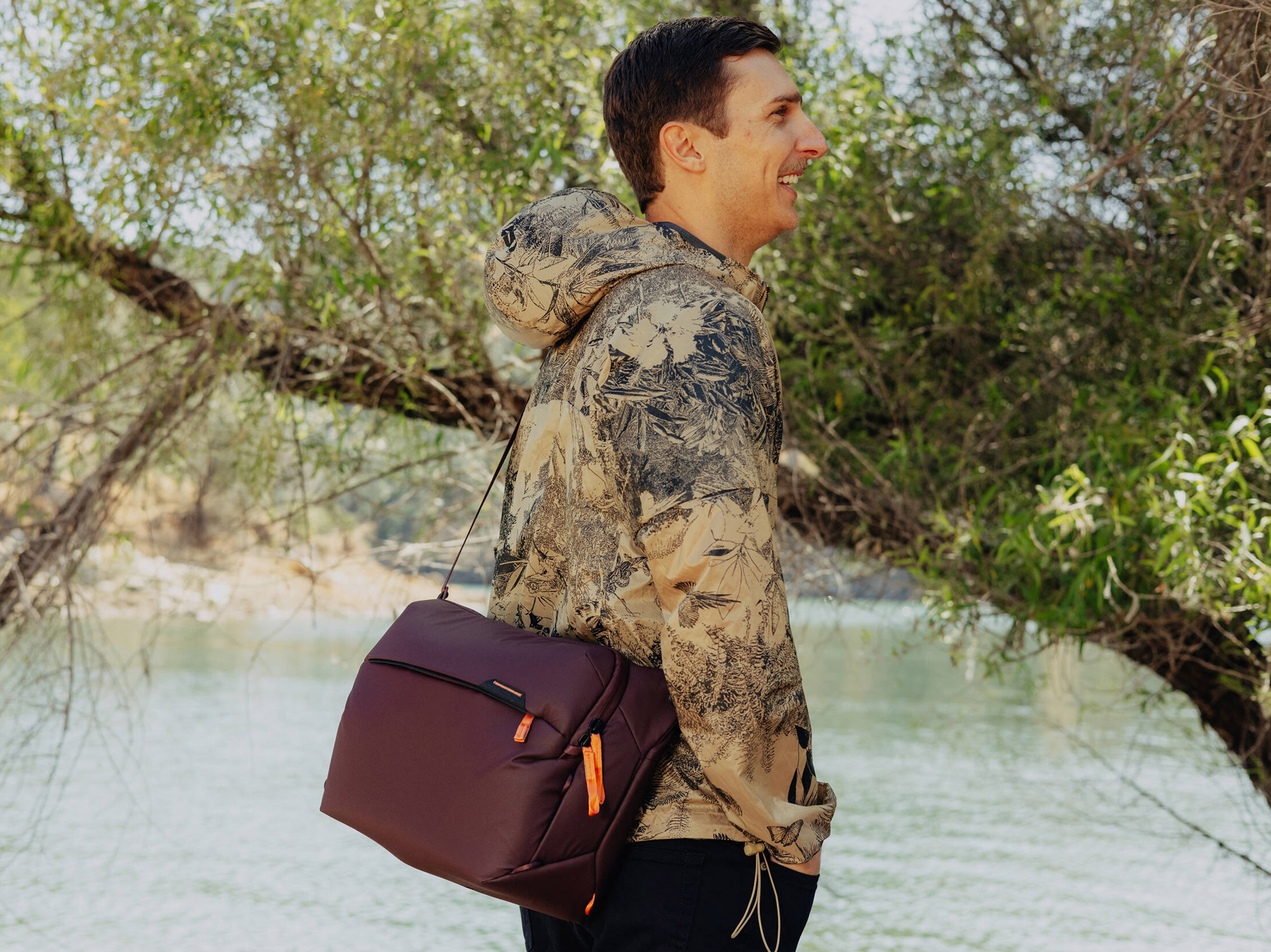 Сумка Peak Design The Everyday Sling 10L V3 Eclipse, бордо