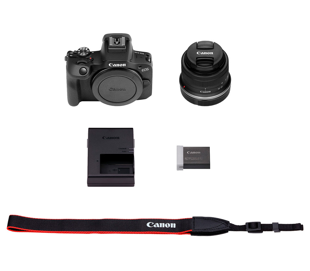 Беззеркальный фотоаппарат Canon EOS R100 Kit 18-45mm IS STM