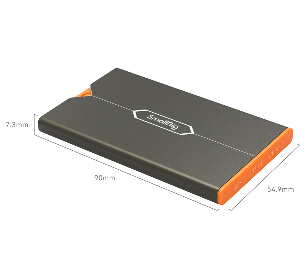 Пенал для карт памяти SmallRig 4107: 2х SD, 4x microSD, 2x CFexpress Type-A