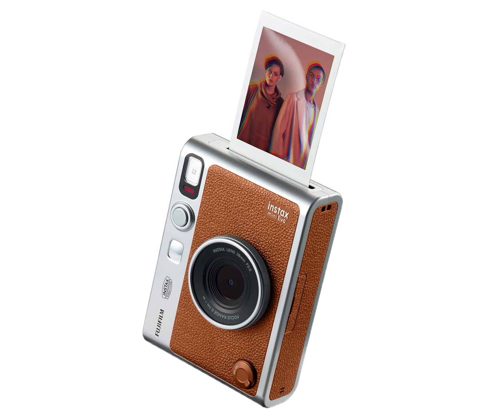 Фотоаппарат моментальной печати Fujifilm Instax Mini EVO, коричневый