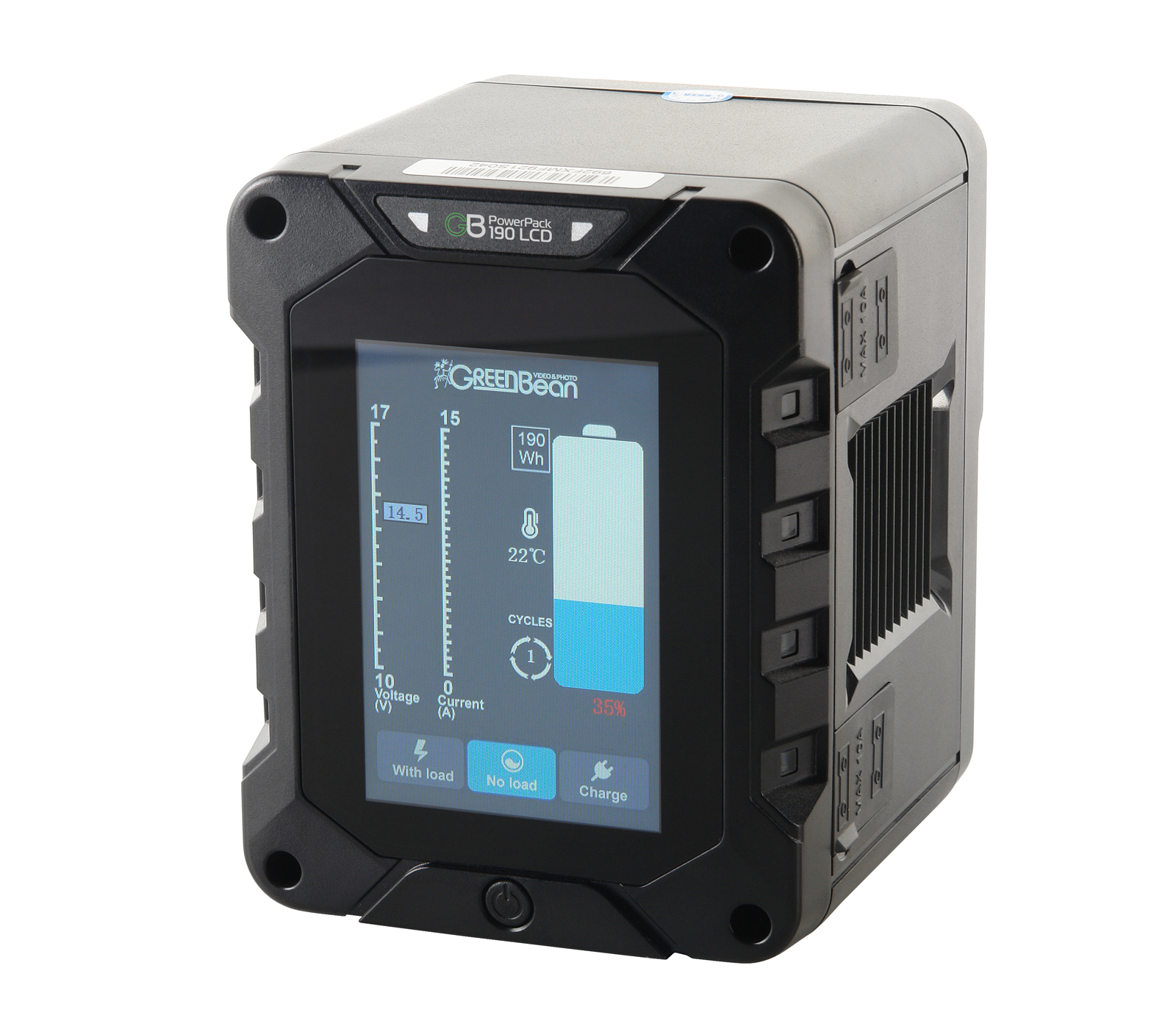 Аккумулятор GreenBean PowerPack 190 LCD, V-Mount, 190 Втч