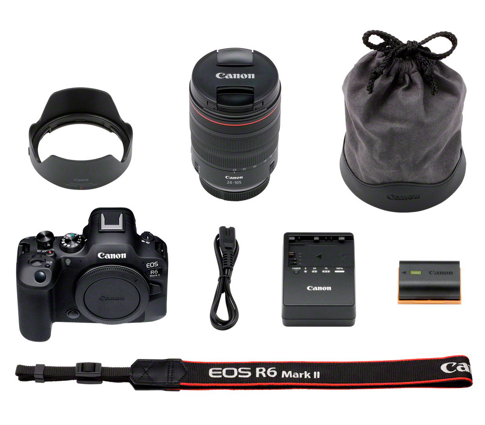 Беззеркальный фотоаппарат Canon EOS R6 Mark II Kit 24-105/4 L IS USM