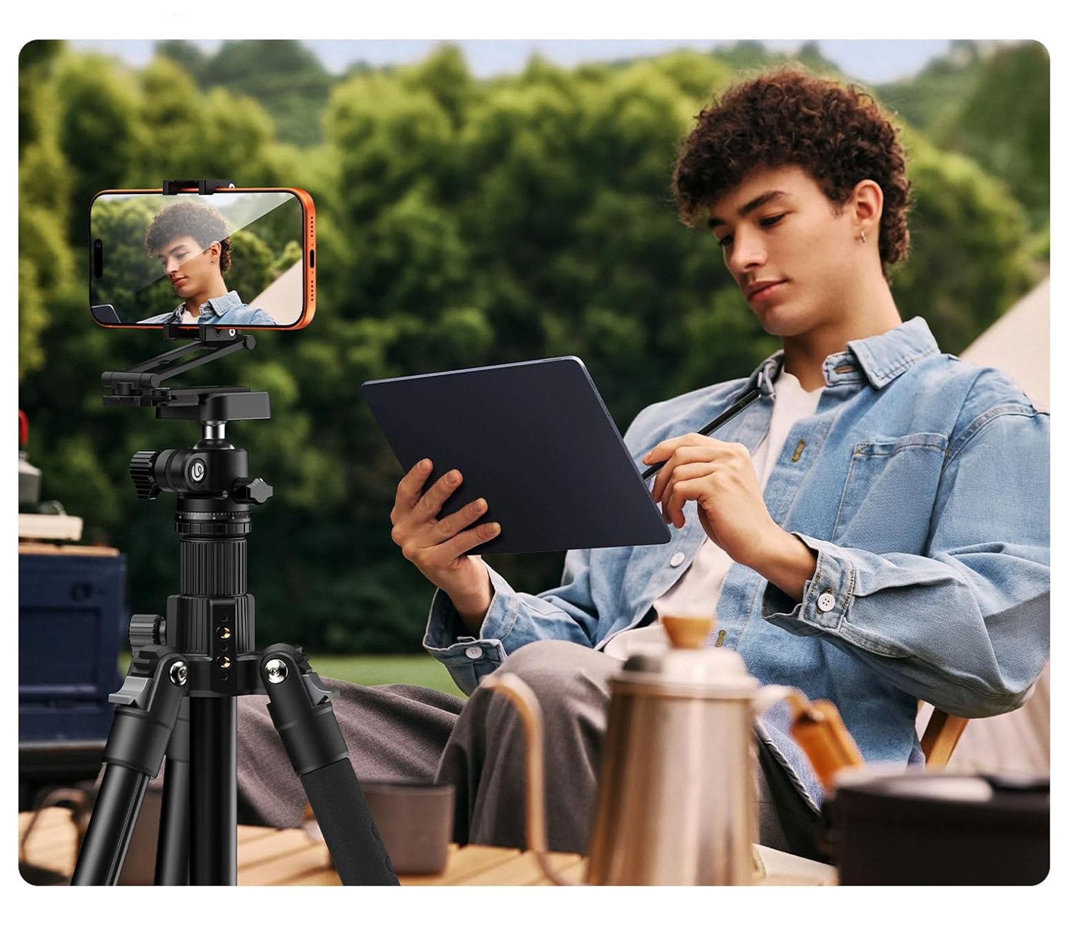 Держатель смартфона Ulanzi SK29 Foldable Phone Stand (M100)