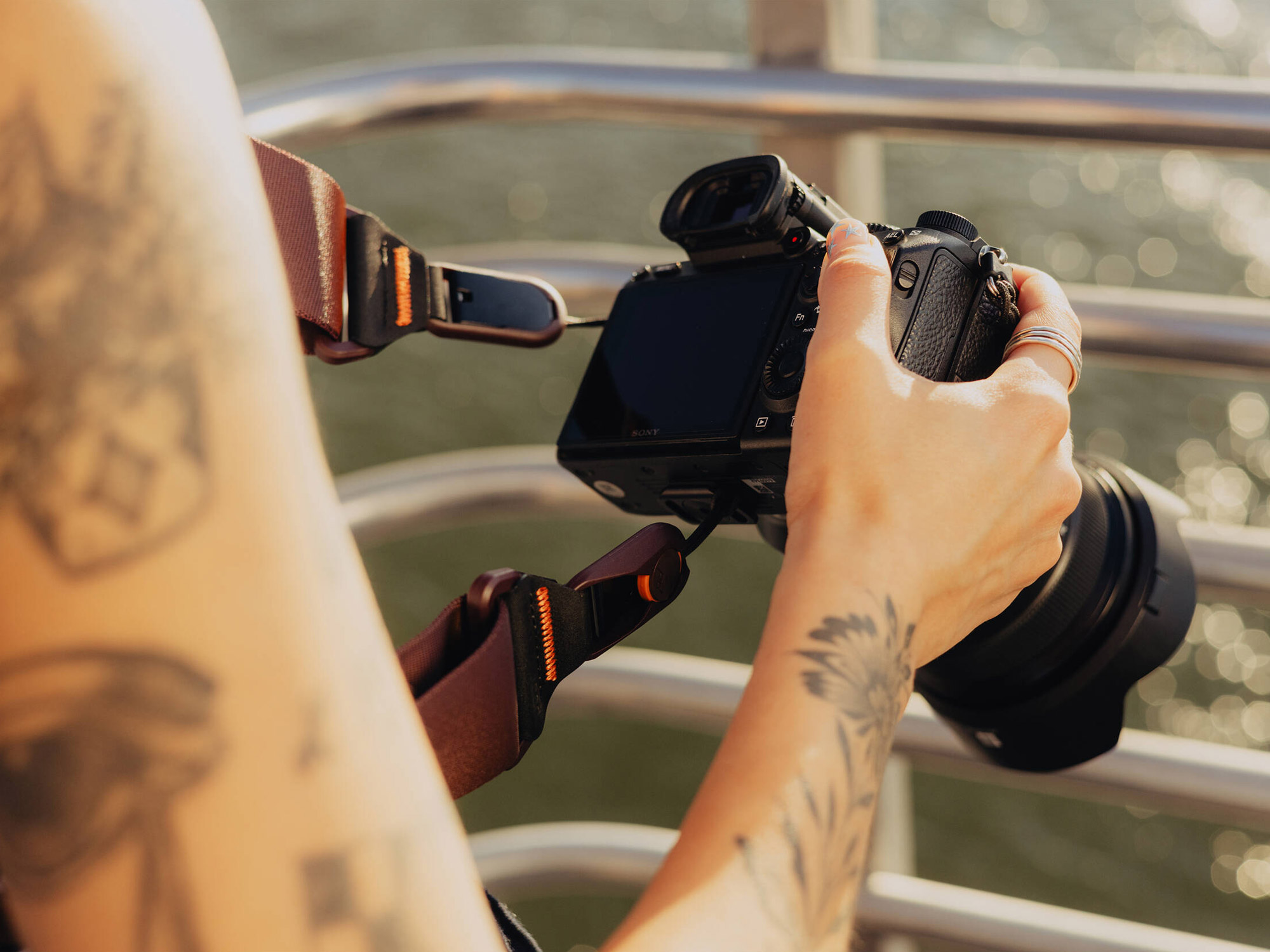 Ремень Peak Design Camera Strap Slide Eclipse, бордо