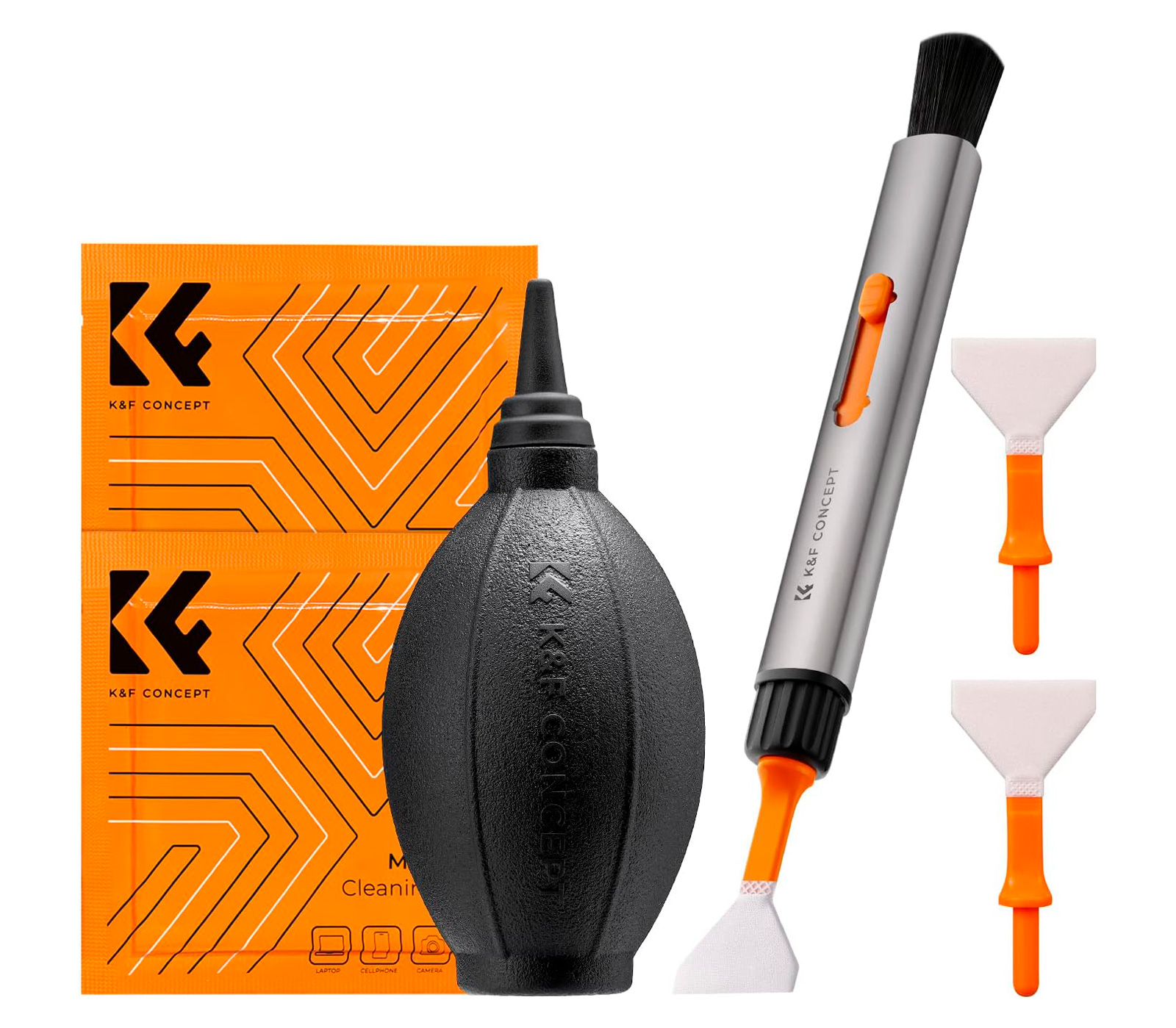 Комплект K&F Concept 2011: карандаш, 2 шваброчки для FF матрицы, груша, 2 салфетки