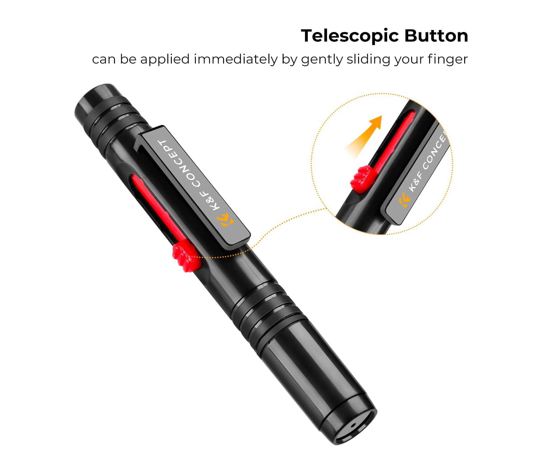 Чистящий карандаш для оптики K&F Concept 1691, с двусторонней насадкой