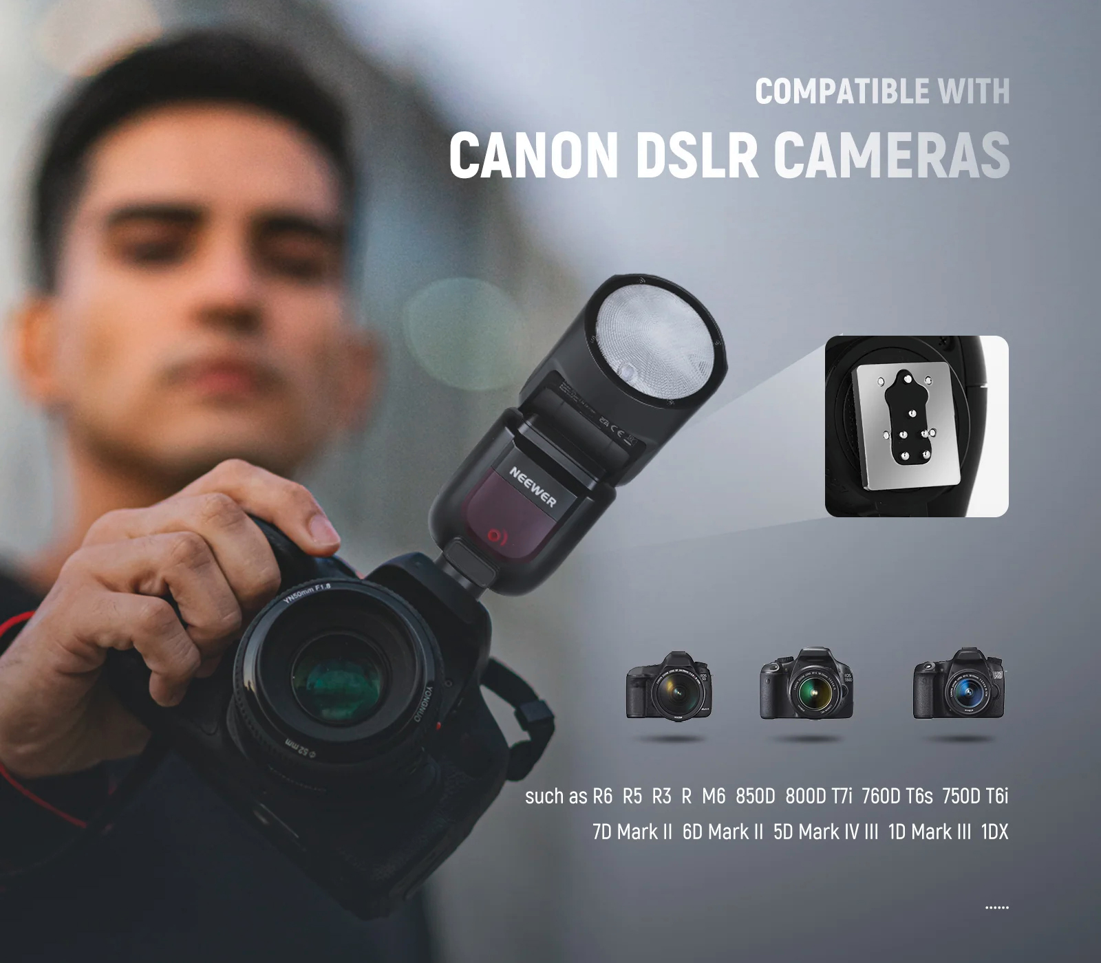 Вспышка Neewer Z1-C TTL для Canon