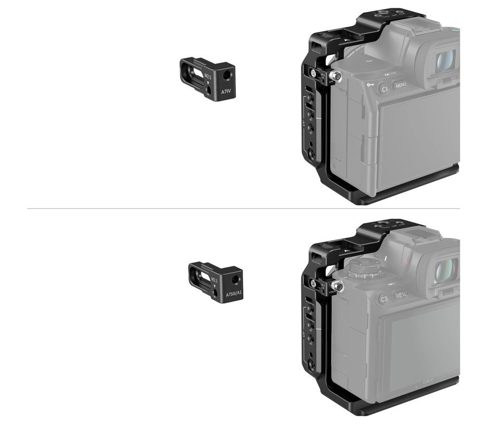 Клетка SmallRig 3639 Half Cage для Sony A7 IV, A7 V, A7S III, A7R IV, A1