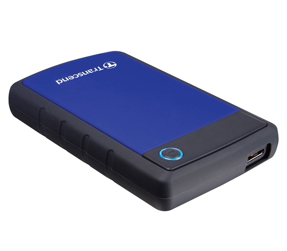 Внешний HDD диск Transcend StoreJet 25H3 1TB USB 3.1, синий