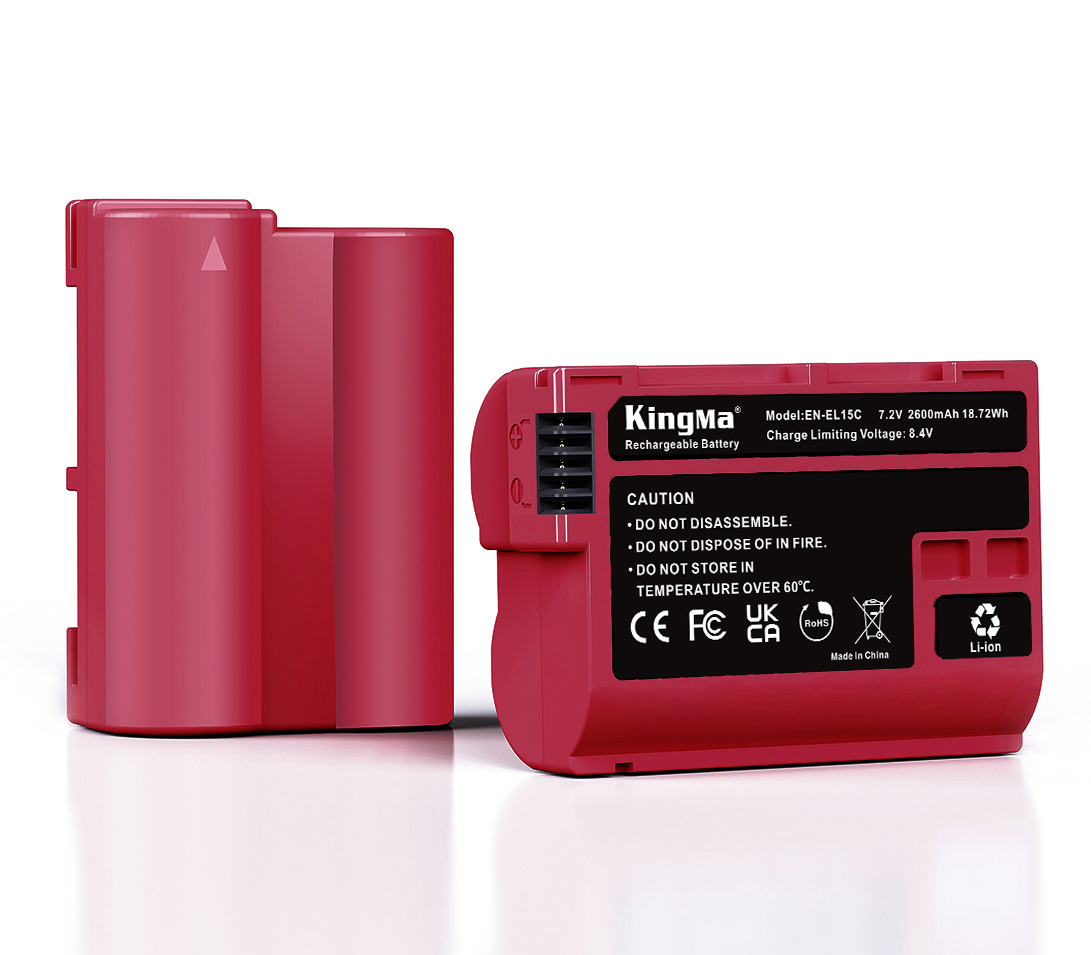 Аккумулятор Kingma EN-EL15C с защитным кейсом, 2600 мАч