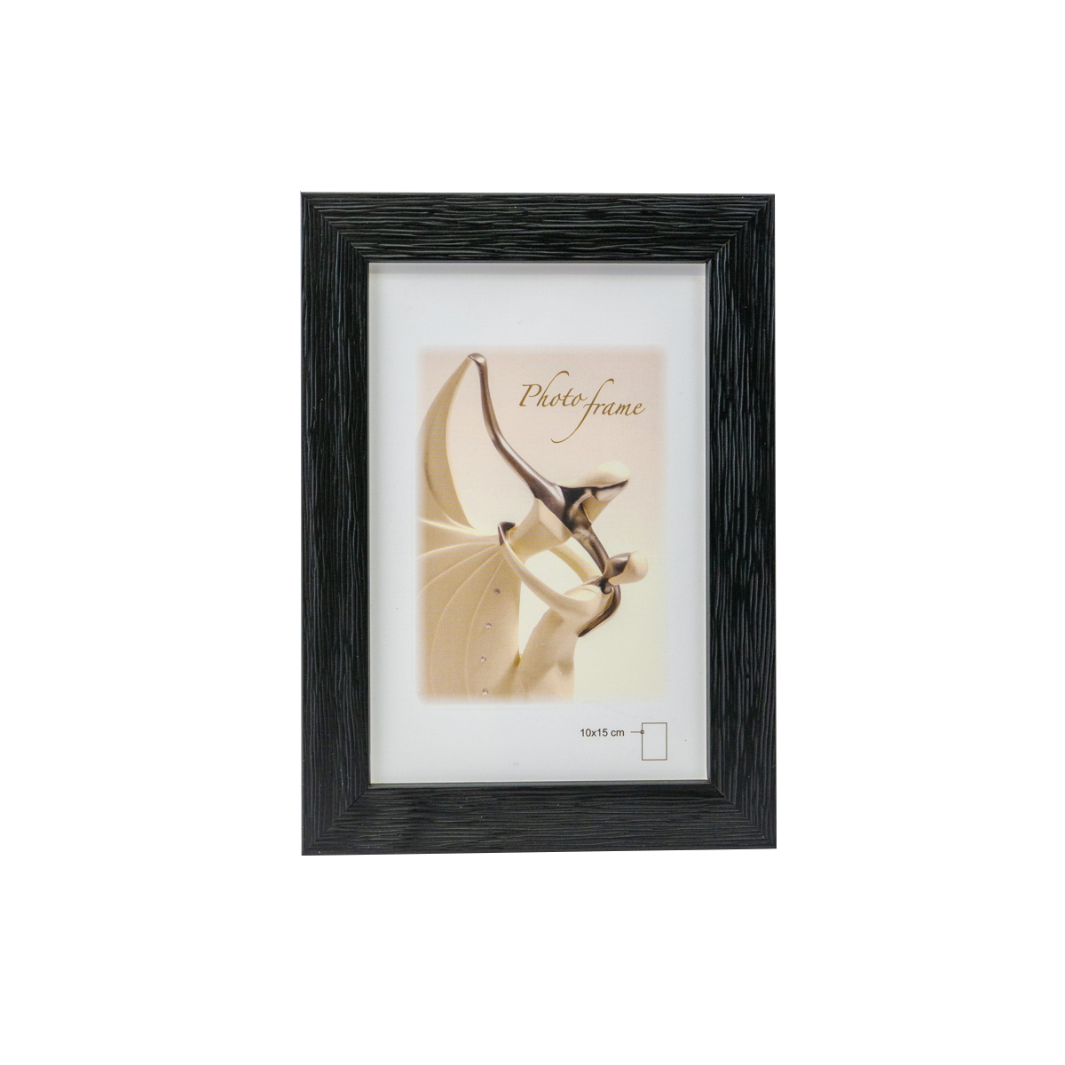 Фоторамка INNOVA 323-590, черная, деревянная, 10x15 см