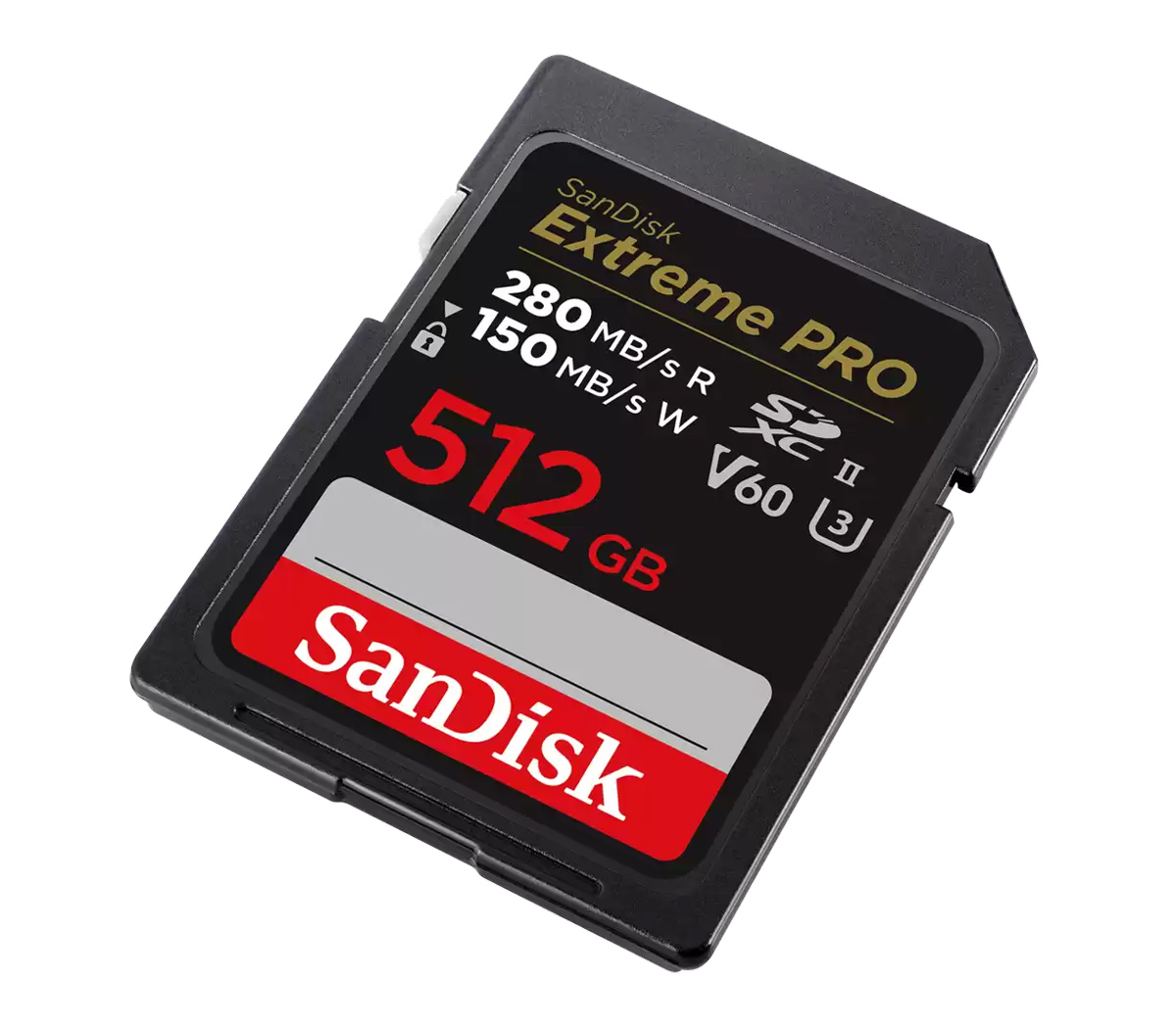 Карта памяти SanDisk SDXC 512GB Extreme PRO UHS-II V60 280/150MB/s