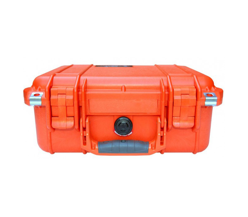 Защитный кейс Peli 1400, WL/WF, с наполнением из поропласта, оранжевый