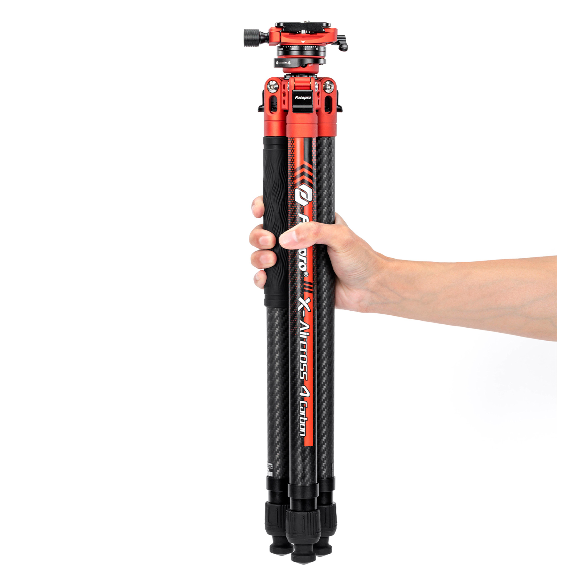 Штатив Fotopro X-Aircross 4 Orange, карбоновый, с головой 32QR, до 4 кг