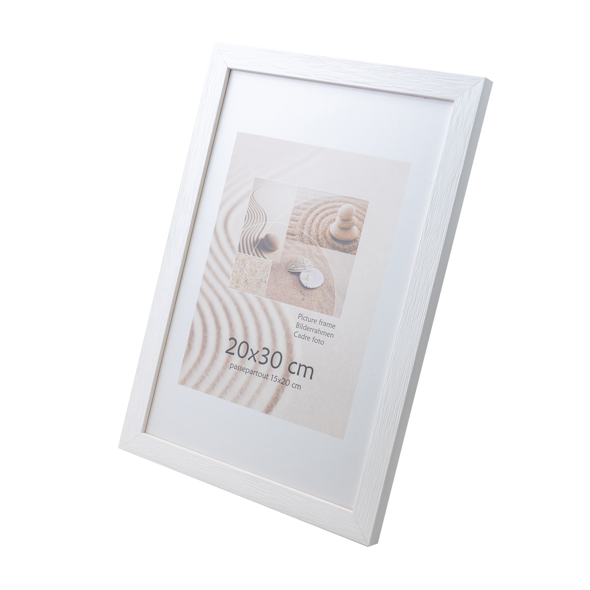 Фоторамка INNOVA 323-400, белая, деревянная, 20x30 см