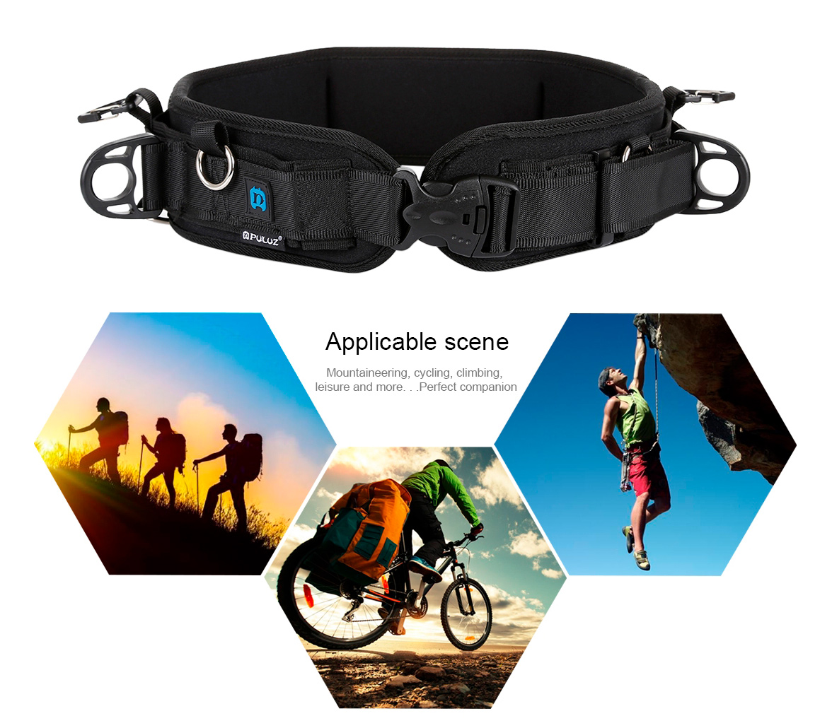 Поясной ремень Puluz PU234 Waistband Strap, черный