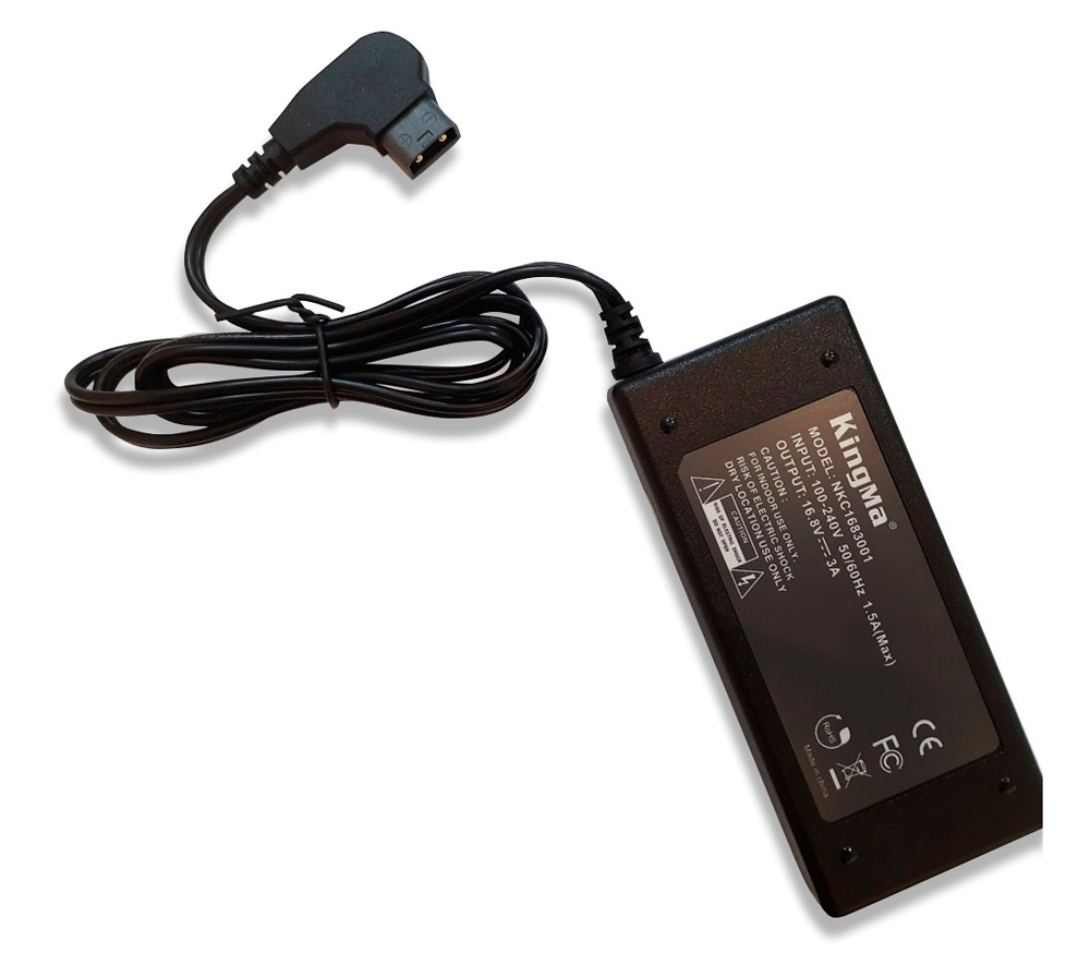 Зарядное устройство Kingma NKC1683001, D-Tap 16.8V 3A для V-Mount / Gold Mount