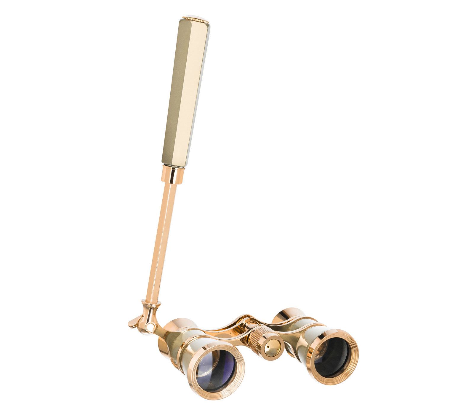 Театральный бинокль-лорнет Levenhuk Broadway 325E, золотистый