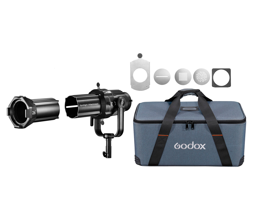 Проекционная насадка Godox VSA-26K с объективом 26°, Bowens