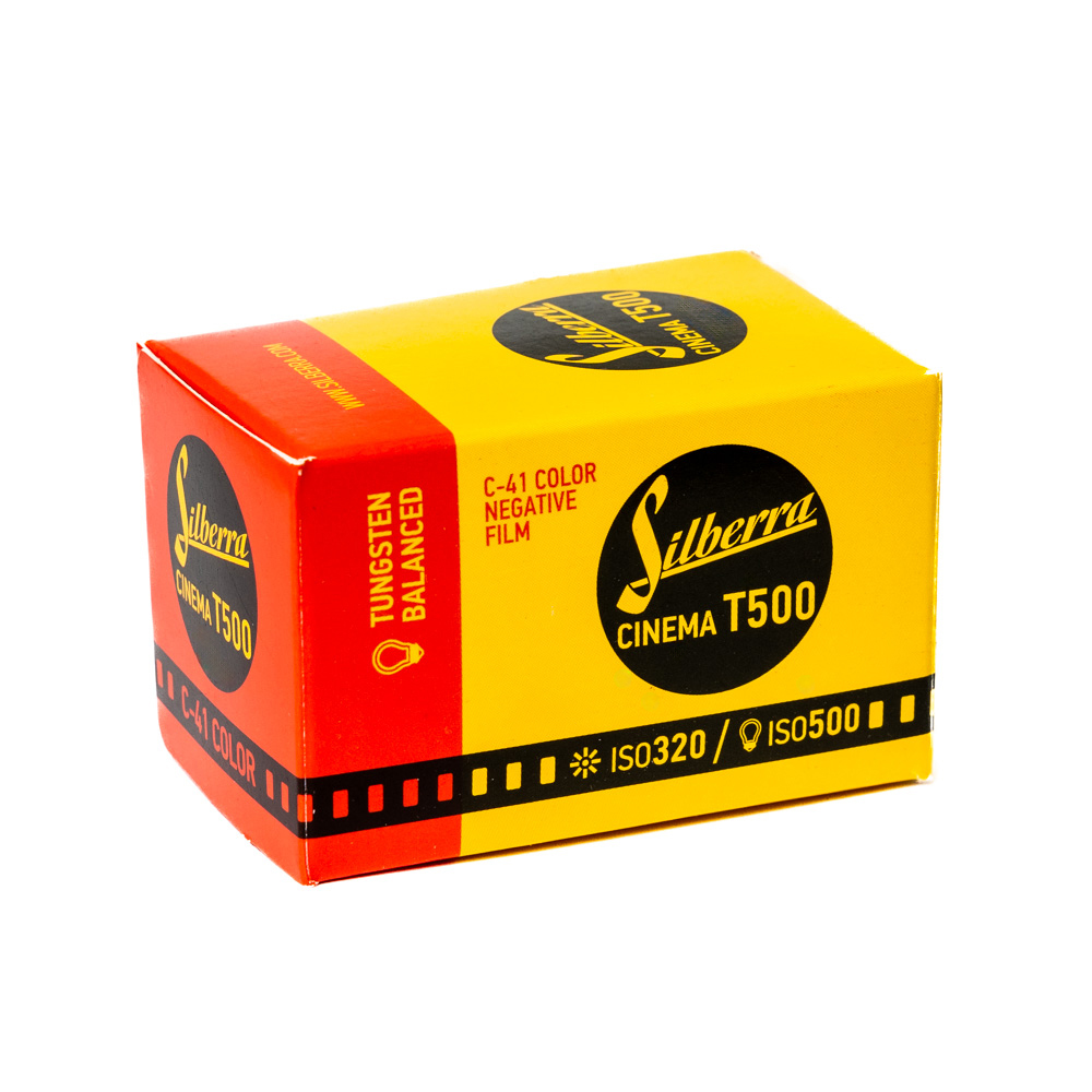 Фотопленка Silberra Cinema T500 C-41, ISO 320, 135 формат, 36 кадров