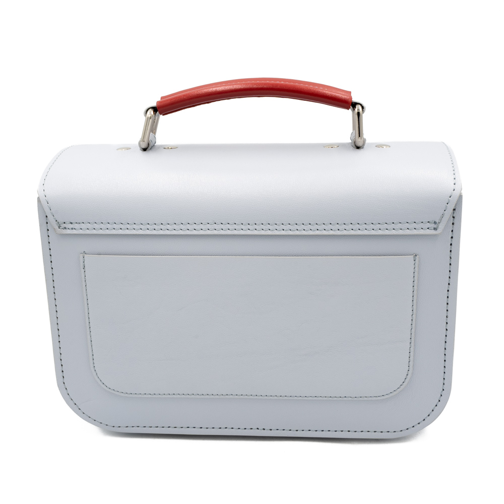 Сумка Kornet Кэмбридж S, кожаная, серая (состояние New) (б/у)