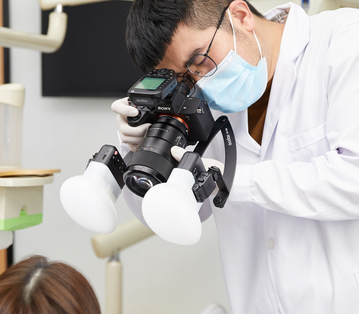 Макровспышка Godox MF12-DK1 для дентальной фотографии, для Sony