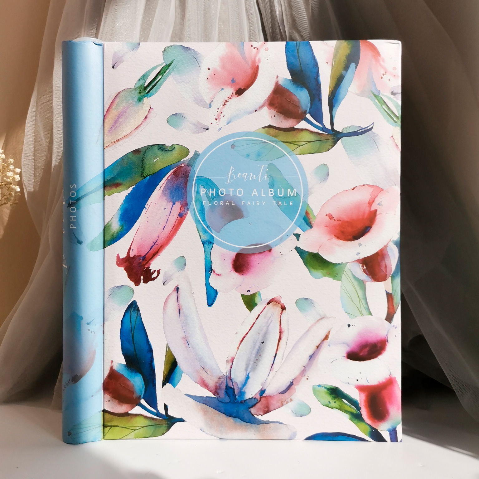 Фотоальбом Полином магнитный, 10 листов 23х28 см, «Flora art» Колокольчики