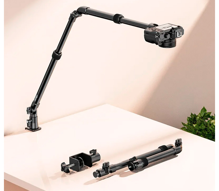 Крепление Ulanzi ZJ02 C-clip Folding Bracket, настольное