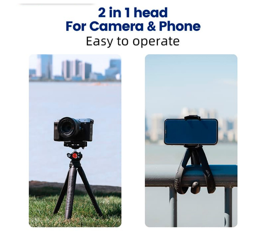 Штатив Fotopro UFO 4 с гибкими ногами, для смартфонов и камер до 2 кг