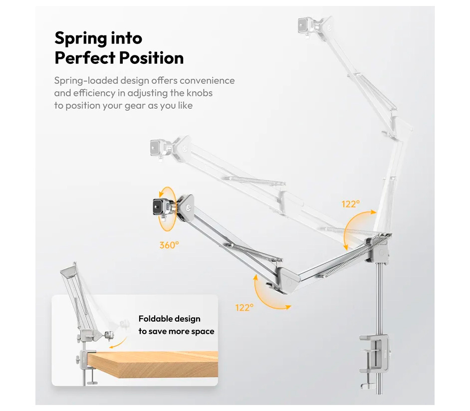 Настольное крепление Ulanzi TH04 Overhead Camera Mount для камеры или аксессуаров
