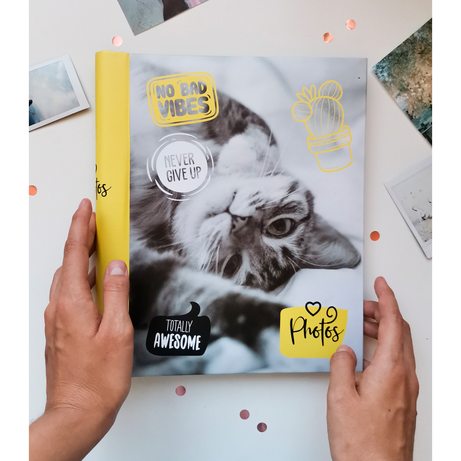 Фотоальбом Полином магнитный, 10 листов 23х28 см, «Fluffy pets» Мяу