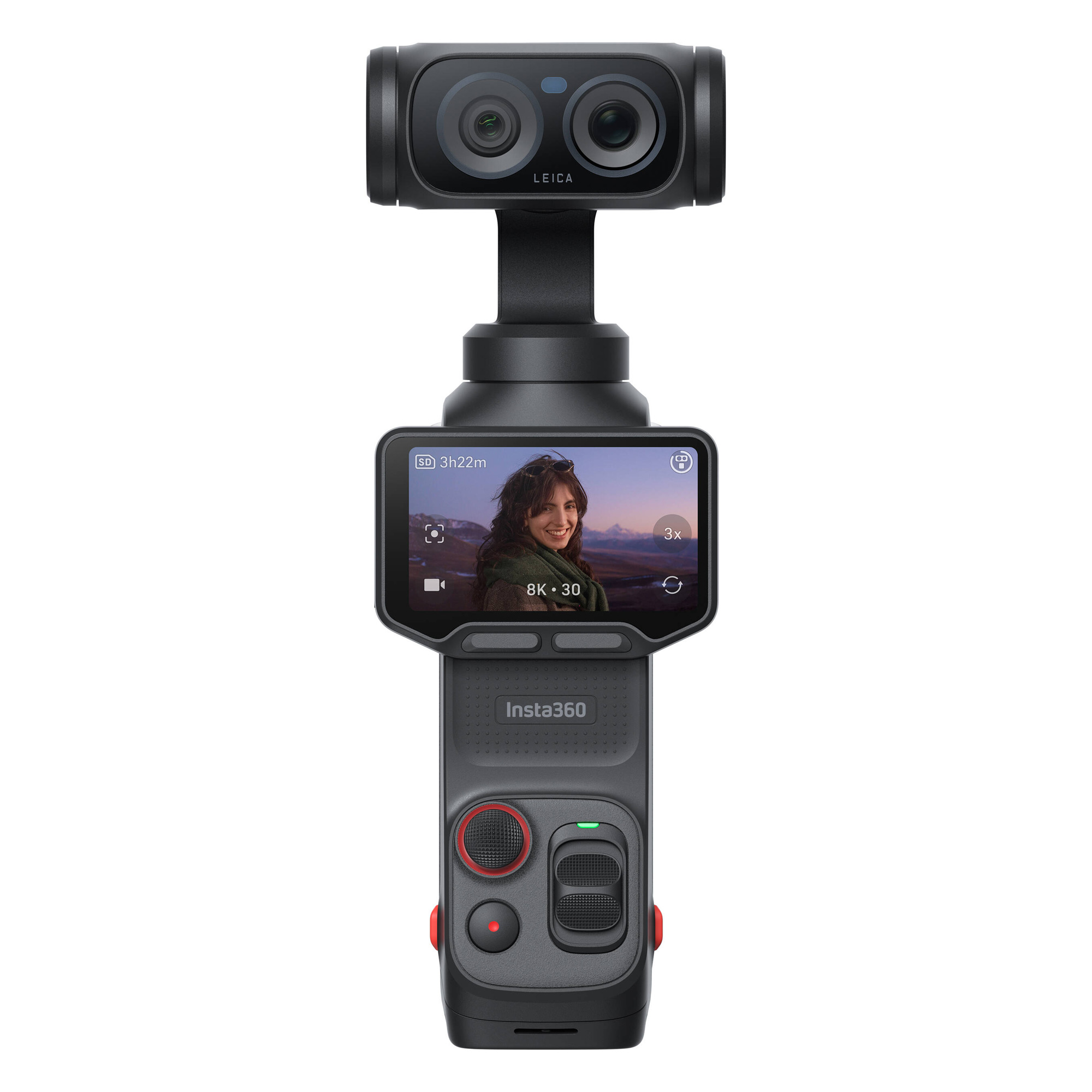 Камера с 3-осевым подвесом Insta360 Luna Ultra Cosmic Black Creator Bundle