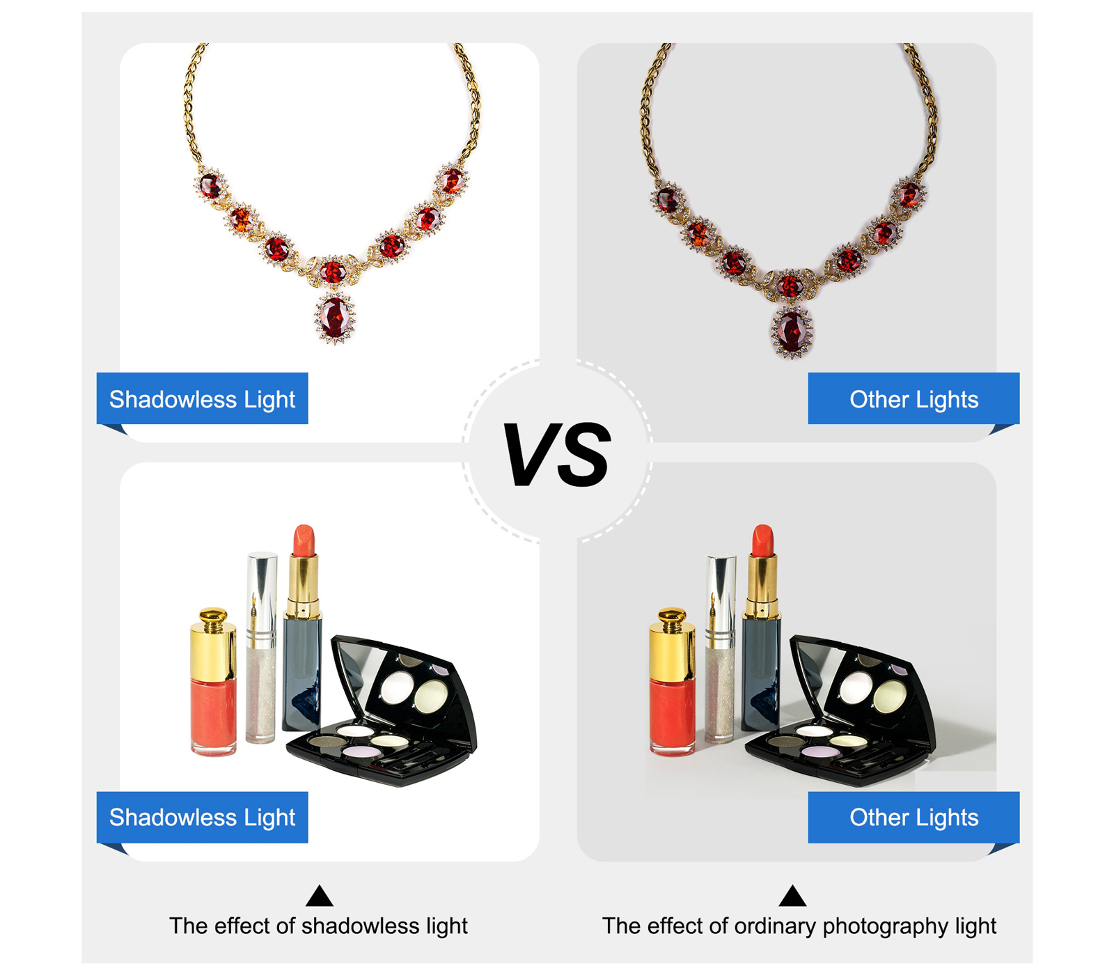 Бестеневая световая панель Puluz PU55136, для предметной съемки, 22х22 см