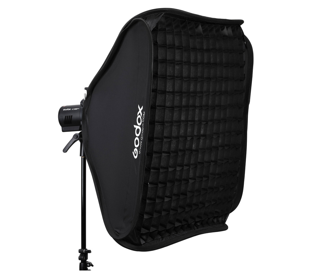 Софтбокс Godox SGGV8080, 80х80 см, с сотами и адаптером для вспышки